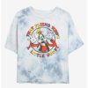 Cartoons * | Cartoons Disney Goofy A Little Goofy Womens Tie-Dye Crop T-Shirt