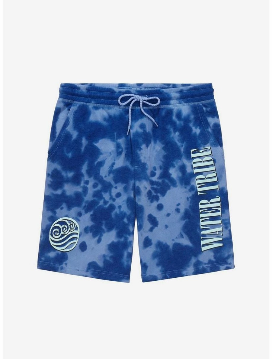 Anime * | Anime Avatar: The Last Airbender Water Tribe Tie-Dye Shorts Boxlunch Exclusive