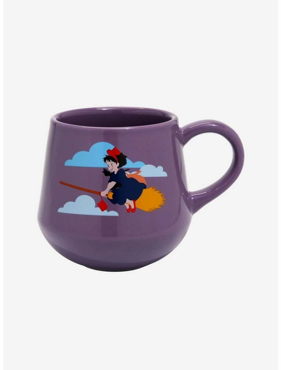 Anime * | Anime Studio Ghibli Kiki'S Delivery Service Logo Stoneware Mug Boxlunch Exclusive