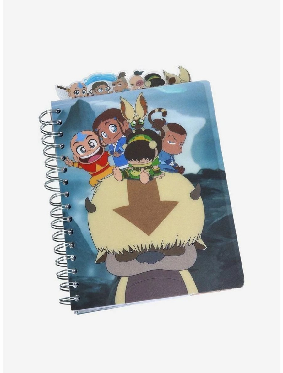 Anime * | Anime Avatar: The Last Airbender Chibi Gaang Tab Journal