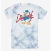 Cartoons * | Cartoons Disney Donald Duck Signature Tie-Dye T-Shirt