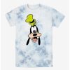 Cartoons * | Cartoons Disney Goofy Big Face Tie-Dye T-Shirt