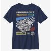 Gamer * | Gamer Nintendo Mario Kart Drift Racer Youth T-Shirt