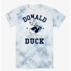 Cartoons * | Cartoons Disney Donald Duck Collegiate Tie-Dye T-Shirt